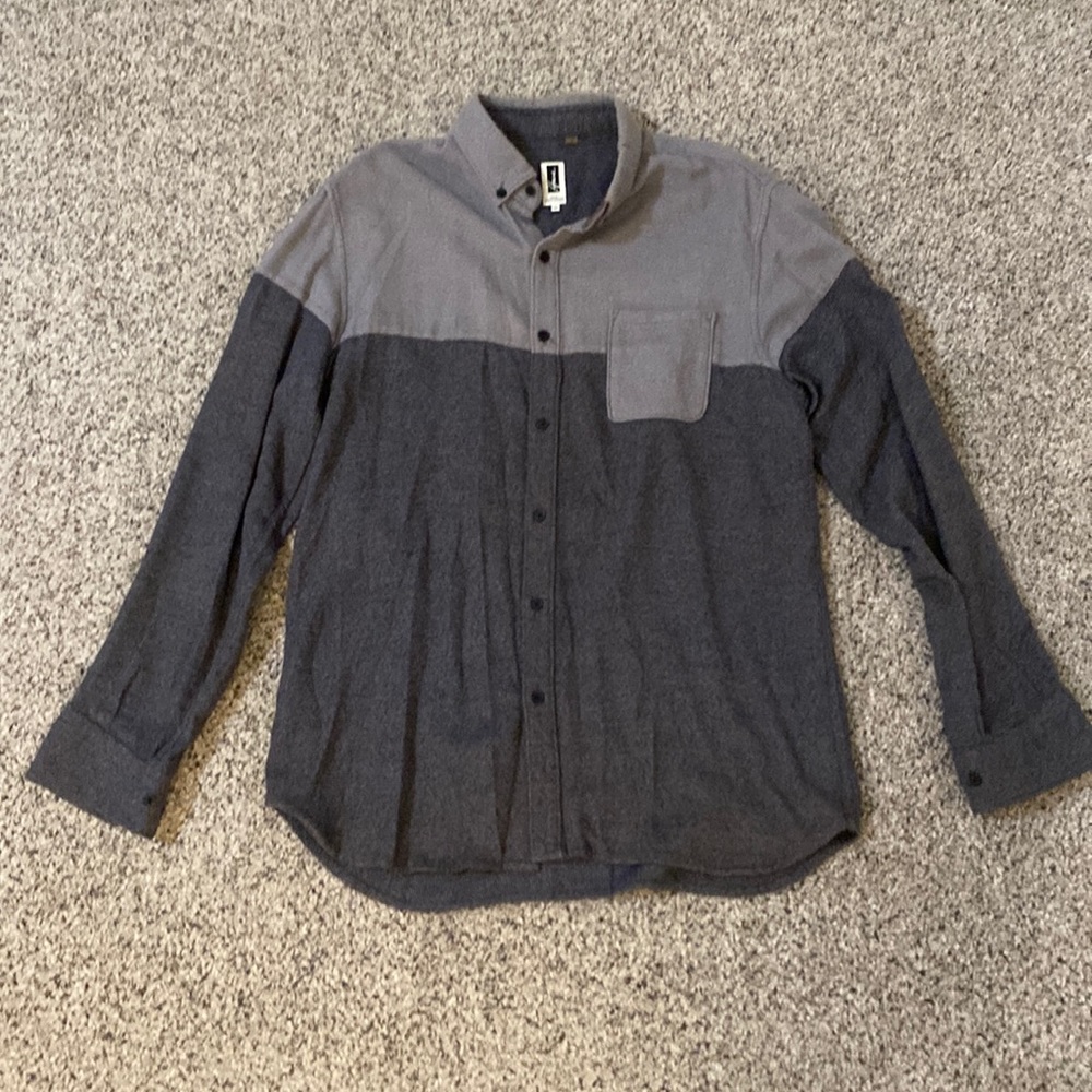 Howe Button Down XL Grey